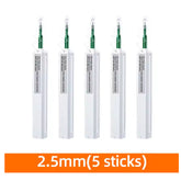 5PCS/lot FTTH Optical Fiber Cleaning Pen Tool 2.5mm LC MU 1.25mm SC FC ST LC Connector Optical Smart Cleaner